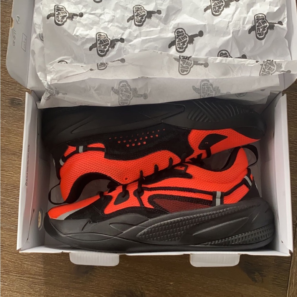 Puma Rs-dreamer J Cole Men's Basketball Shoe Red Black size 9 US